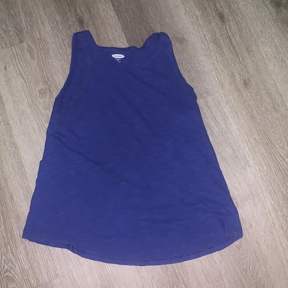 Blue tank top - Picture 1 of 2
